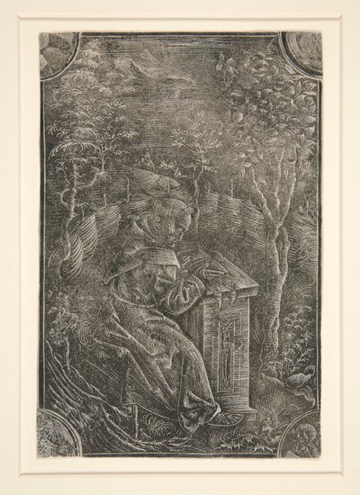 The Franciscan, Pelbartus of Temesvar in a Garden by Unknown