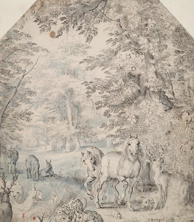 The Garden of Eden by Unknown