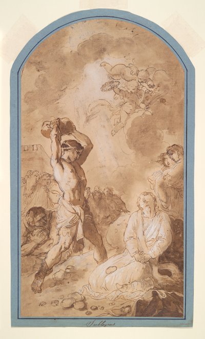 The Stoning of St. Stephen by Unknown