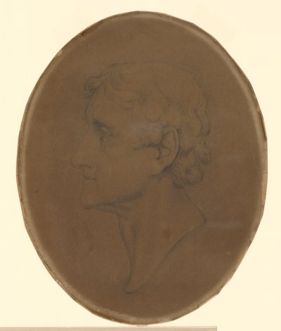 Thomas Jefferson - after Gilbert Stuart portrait at Monticello by Unknown