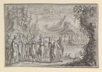 Untitled, one of four scenes from the Life of Christ by Unknown