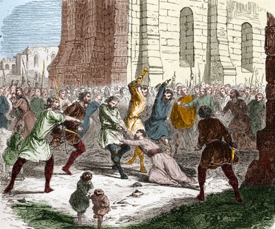 The commune of the city of Laon against the oppression of the bishop Gaudry by Unknown artist