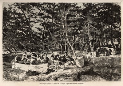 A Bourgeois Picnic in the Suburbs of Edo by Unknown artist