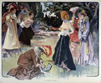 A Matter of Honor: Duel of Women with the Sword by Unknown artist