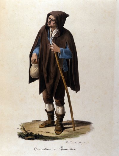 A peasant from the Camastra region in Sicily by Unknown artist