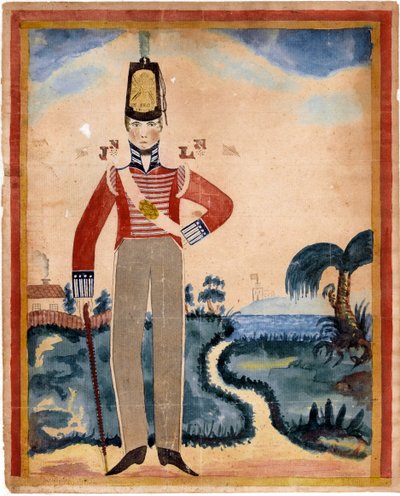 A private of the 7th Regiment of Foot (Royal Fusiliers) in the Caribbean by Unknown artist