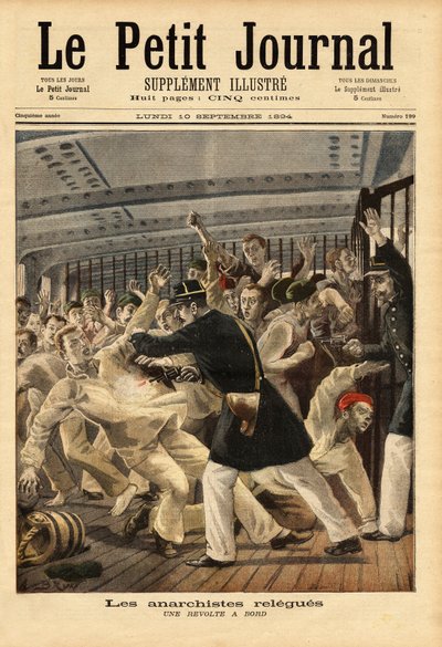 A revolt aboard the building Ville de Saint Nazaire, which embarked from the Ile d