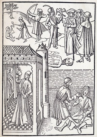 A urologist and surgeon in the 15th century by Unknown artist