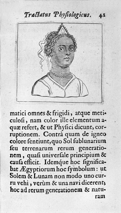 A woman has black skin. Page taken from 
