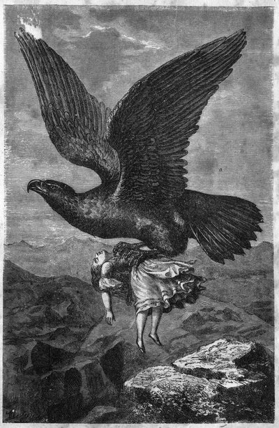 Abduction of a child by a royal eagle by Unknown artist