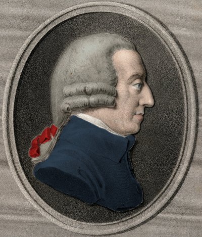 Adam Smith 1723-1790 - engraving - 19th century by Unknown artist