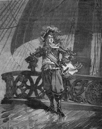 Admiral Tourville (Anne Hilarion of Costentin, Count of Tourville (1642-1701) on the Ship 