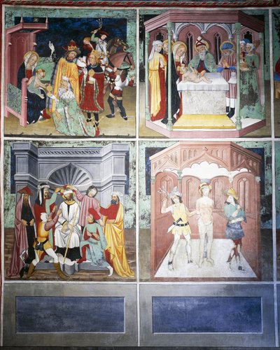 Adoration of the Magi, Circumcision, Mockery, Scourging, Life of Christ by Unknown artist