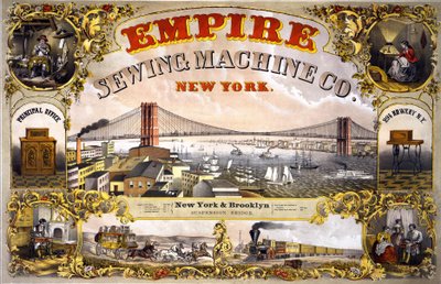 Advertising of the Sewing Machine 