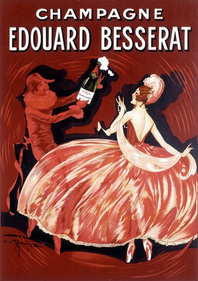 Advertising Poster for Champagne Edouard Besserat, Late 19th Century by Unknown Artist