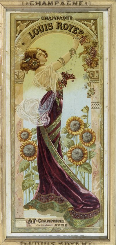 Advertising poster for Louis Royer champagne, late 19th century by Unknown artist