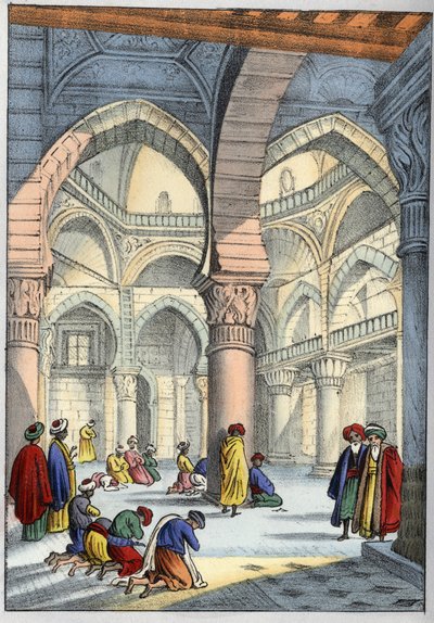 Algiers, Algeria. Mosque interior. In 