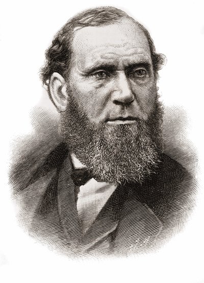 Allan Pinkerton (1819-1884), American detective of Scottish origin by Unknown artist