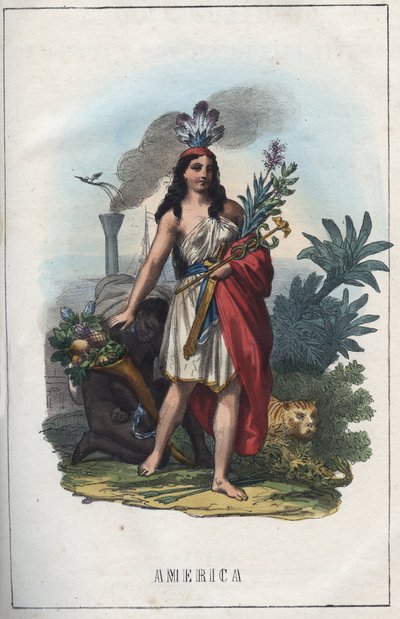 Allegory of America, Frontispiece of 