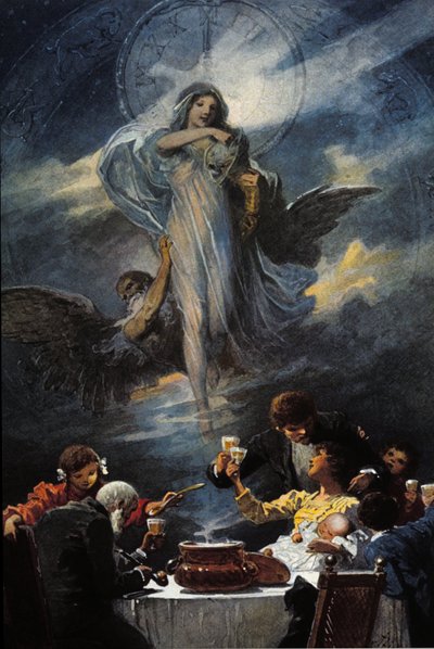 Allegory of Christmas Eve and New Year