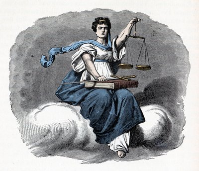 Allegory of Justice - 1882 by Unknown artist