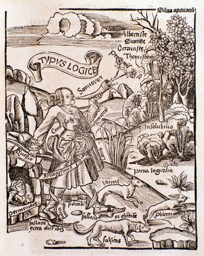 Allegory of Logic from Margarita Philosophica by Gregor Reisch (1508) by Unknown artist