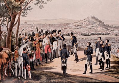 Allies of Prussia Under Schwartzenberg Defeated French Under Marmont/Mortier (engraving) by Unknown artist