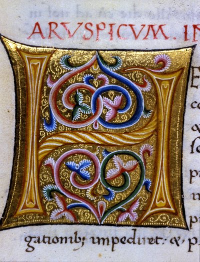 Alphabet: miniaturized letter H by Unknown artist