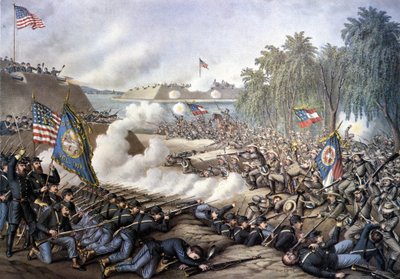 American Civil War: First Battle of Corinth (Mississippi) April 29 - June 10 by Unknown artist