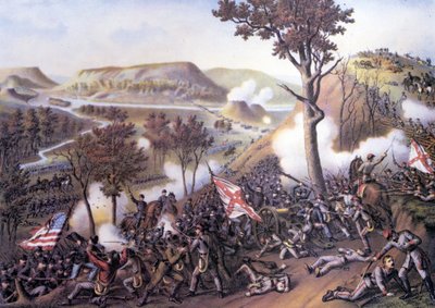 American Civil War (1861-1865): Siege of Missionary Ridge, November 25 by Unknown artist