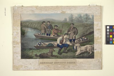 American Hunting Scene by Unknown artist