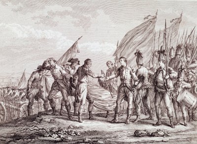 American Revolutionary War: Surrender of General Burgoyne in Saratoga by Unknown artist