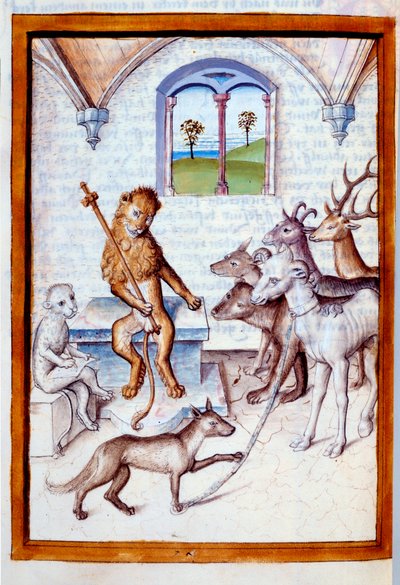 Animals in the Posture of Human Beings by Unknown artist