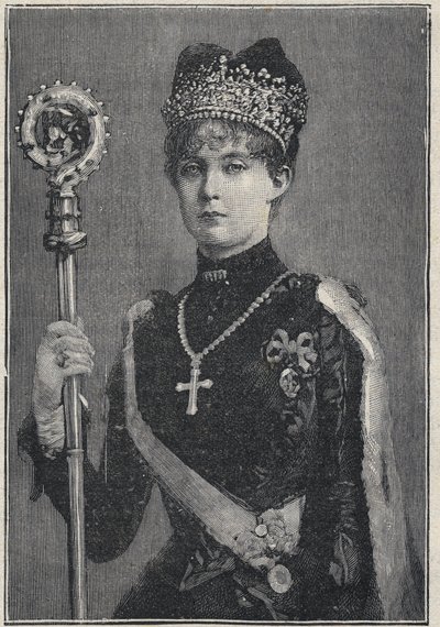 Archduchess Margarethe Klementine of Austria - engraving of 1892 by Unknown artist