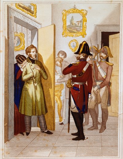 Arrest of the Patriot Federico Confalonieri by Italian Troops (19th Century) by Unknown artist