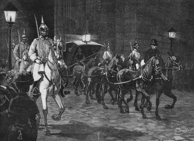 Arrival of the Remains of Archduke Rodolph of Habsburg, Crown Prince of Austria by Unknown artist