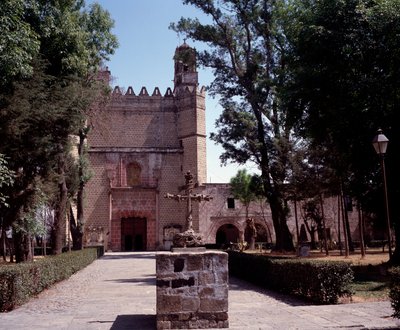 Art of Mexico: View of the Augustinian Convent by Unknown artist