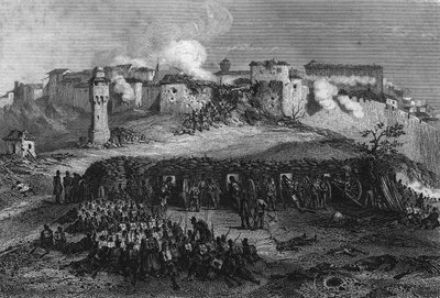Assault of Constantine after a 7-day siege by the French army in October 1937, in 