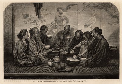 At the Dinner of a Bourgeois Family by Unknown artist