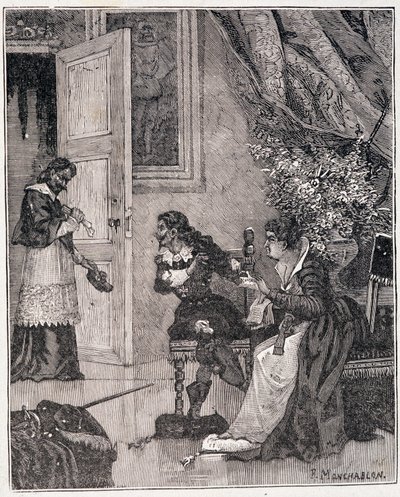 At the time when Marie de Medicis was pleading her cause, the cardinal entered (Journee des dupes), an illustration in 