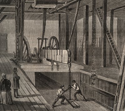 Drilling of the Artesian Well of Passy by Unknown artist