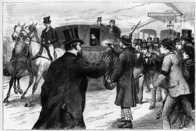 Attack on Queen Victoria of England - On March 2 by Unknown artist
