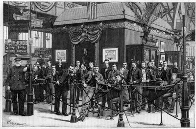 Auditions of Phonographs Created by Thomas Edison at the Paris Universal Exhibition of 1889 by Unknown artist