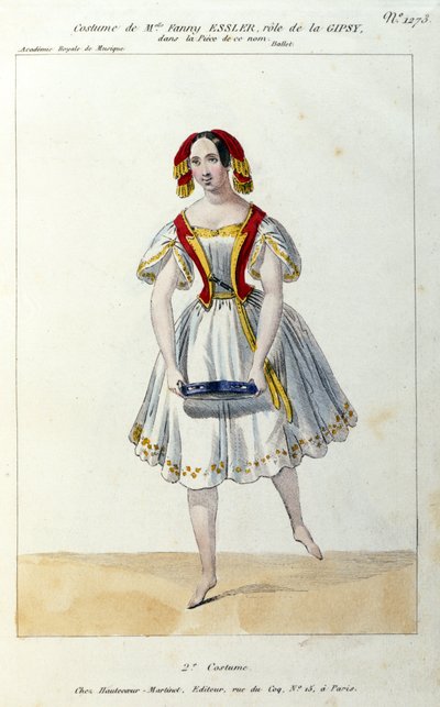Austrian Dancer Fanny Elssler in the Ballet 