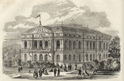 Baden Baden (Baden-Baden), Germany - The Baden Theatre - 1867 by Unknown artist