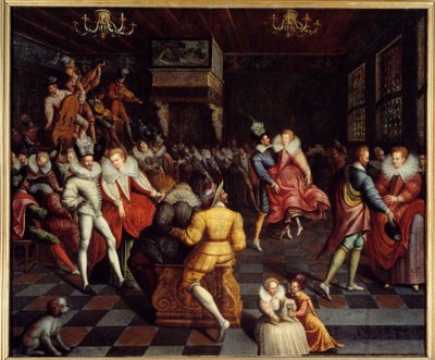 Ball at the court of Valois (Anonymous painting, 16th century) by Unknown artist