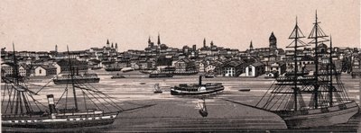 Baltimore, United States: General View. in “The World Illustrates 168 Views” Undated (late 19th century) by Unknown artist