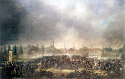 Battle of Leipzig (Battle of Nations), October 16-19 by Unknown artist