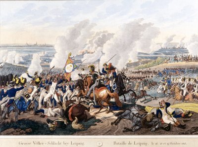 Battle of Leipzig (Battle of Nations), October 16-19 by Unknown artist