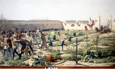 Battle of Solferino, Lombardy, opposing the French-Sardinian and Austrian armies on 24 June 1859 by Unknown artist